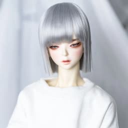 New Style 1/3 1/4 1/6 1/8 Short Cool Straight High Temperature Wire Bjd Wig SD For Doll Hair