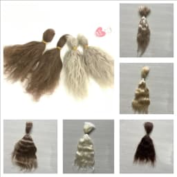 100% Pure Mohair Reborn Baby Doll Hair Doll Wigs Premium Mohair 6 grams/ Bag A Little Curly Doll Hair Diy Doll Accessories .