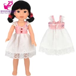 For 14.5 Inch Wellie Wishers Doll Dress Camille Ashlyn Kendall Emerson 36cm Nancy Dolls Clothes Girl's Gift