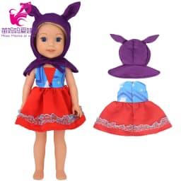 For 14.5 Inch Wellie Wishers Doll Dress Camille Ashlyn Kendall Emerson 36cm Nancy Dolls Clothes Girl's Gift