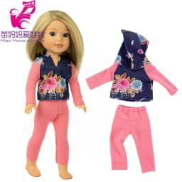 For 14.5 Inch Wellie Wishers Doll Dress Camille Ashlyn Kendall Emerson 36cm Nancy Dolls Clothes Girl's Gift