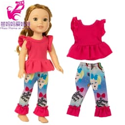 For 14.5 Inch Wellie Wishers Doll Dress Camille Ashlyn Kendall Emerson 36cm Nancy Dolls Clothes Girl's Gift