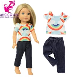 For 14.5 Inch Wellie Wishers Doll Dress Camille Ashlyn Kendall Emerson 36cm Nancy Dolls Clothes Girl's Gift