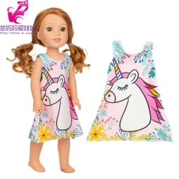 For 14.5 Inch Wellie Wishers Doll Dress Camille Ashlyn Kendall Emerson 36cm Nancy Dolls Clothes Girl's Gift