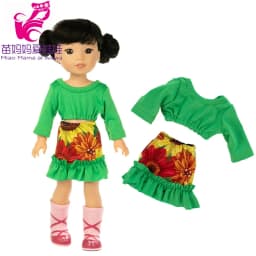 For 14.5 Inch Wellie Wishers Doll Dress Camille Ashlyn Kendall Emerson 36cm Nancy Dolls Clothes Girl's Gift
