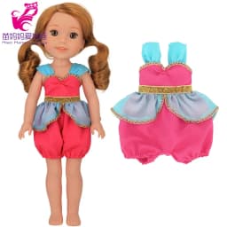 For 14.5 Inch Wellie Wishers Doll Dress Camille Ashlyn Kendall Emerson 36cm Nancy Dolls Clothes Girl's Gift