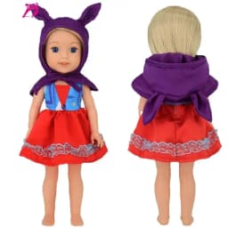For 14.5 Inch Wellie Wishers Doll Dress Camille Ashlyn Kendall Emerson 36cm Nancy Dolls Clothes Girl's Gift