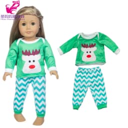 18 Inch Dolls Apparel American OG Journey Girl Doll Clothes Baby Doll Sweater Hat Winter Set Christmas Costume