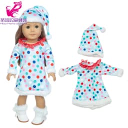 18 Inch Dolls Apparel American OG Journey Girl Doll Clothes Baby Doll Sweater Hat Winter Set Christmas Costume