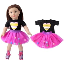 18 Inch Dolls Apparel American OG Journey Girl Doll Clothes Baby Doll Sweater Hat Winter Set Christmas Costume