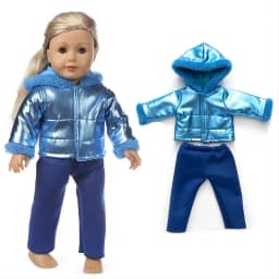18 Inch Dolls Apparel American OG Journey Girl Doll Clothes Baby Doll Sweater Hat Winter Set Christmas Costume