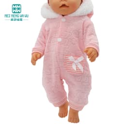 Clothes for Doll Fit 45 cm American Doll Accessories Fashion Denim Shorts Woolen Coat Jacket Dress Gift