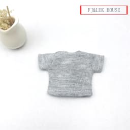 1PCS New OB11 Dolls Clothes Casual T-Shirt Short Cute T-Shirt for OB11,OBITSU11,Molly,1/12 BJD Dolls Accessories