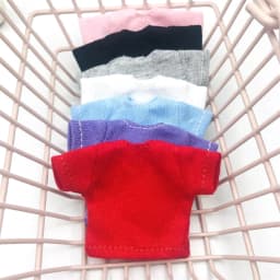 1PCS New OB11 Dolls Clothes Casual T-Shirt Short Cute T-Shirt for OB11,OBITSU11,Molly,1/12 BJD Dolls Accessories