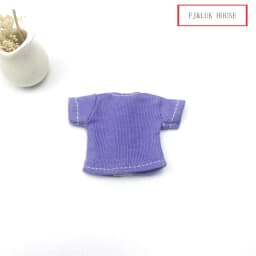 1PCS New OB11 Dolls Clothes Casual T-Shirt Short Cute T-Shirt for OB11,OBITSU11,Molly,1/12 BJD Dolls Accessories