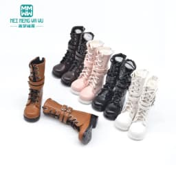 Fits 43--45cm 1/4 BJD Shoes Joint Smart Doll Fashion Boots High Boots Leather Shoes