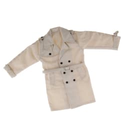 1/6 Scale Mens Trench Coat Clothes Accessories for 12 Inch , Male Action Figure