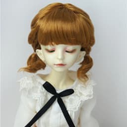 1/6 1/4 1/3 YOSD MSD SD DOD Doll Hair JD571 6-7' 7-8' 8-9' Messy Curly Braids Wigs Short Anna Synthetic Mohair BJD Hair