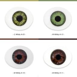 Witdiy handmade boat-shaped (oval) exquisite lifelike glass eyes SD, BJD, OB, reborn doll accessories 12/14/18/20/22/24mm