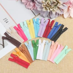 5Pcs 5cm Mini Doll Zipper Clothing Zipper for DIY Handmade Sewing Scrapbooking Garment Applique DIY Doll Clothes Accessory