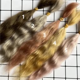 Top Quality 10 Grams / Bag Bebe Reborn Mohair for DIY Reborn Doll Brown Golden Colors Mohair for DIY BJD Reborn Doll Hair Wig