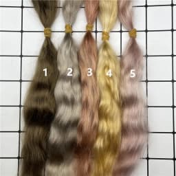 Top Quality 10 Grams / Bag Bebe Reborn Mohair for DIY Reborn Doll Brown Golden Colors Mohair for DIY BJD Reborn Doll Hair Wig