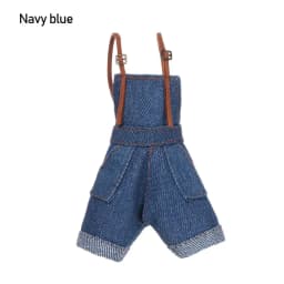 Fashion Suspenders Trousers Outfit Set for 1/6 BJD FR SD Doll Clothes Accessories Dress Dollhouse Roll Play Accessories