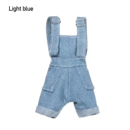 Fashion Suspenders Trousers Outfit Set for 1/6 BJD FR SD Doll Clothes Accessories Dress Dollhouse Roll Play Accessories