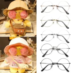 Glasses For Mimi Duck 30cm Plush Flifan Duck Doll With Clothes Glasses Plush Lalafanfan Duck Toy Accessories Kids Girls Gift