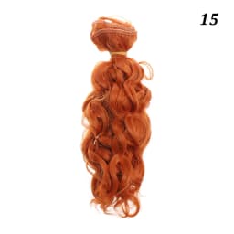 15*100cm 1/6 1/4 1/3 Fashion Mini Tresses High-Temperature Screw Periwig Curly Wigs DIY Doll Hair Toy Toupee Kids Gifts