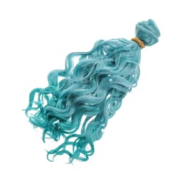 15*100cm 1/6 1/4 1/3 Fashion Mini Tresses High-Temperature Screw Periwig Curly Wigs DIY Doll Hair Toy Toupee Kids Gifts