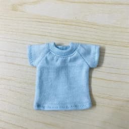 New Cute OB11 Clothes Short-Sleeved T-Shirt Suitable for OB11 Obitsu 1/10 Dolls 11 Molly 1/12 Doll Clothes Accessories