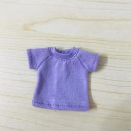 New Cute OB11 Clothes Short-Sleeved T-Shirt Suitable for OB11 Obitsu 1/10 Dolls 11 Molly 1/12 Doll Clothes Accessories