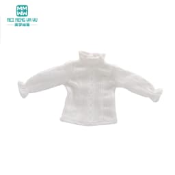 Clothes for Doll Fashion Multicolor Cardigan Short Skirt Jeans Fits Blyth Azone OB22 OB24 Doll Accessories