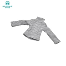 Clothes for Doll Fashion Multicolor Cardigan Short Skirt Jeans Fits Blyth Azone OB22 OB24 Doll Accessories
