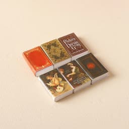 6Pcs 1:12 Dollhouse Miniature Book Comic Book Small Books Mini Model Kids Pretend Play Toys Doll House Accessories