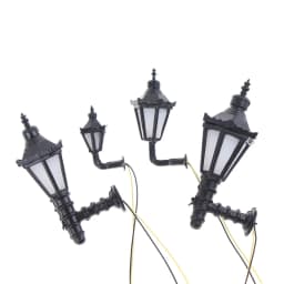 Dollhouse Wall Lamp Model Garden Yard Chandelier Sand Table Led Light Doll House Decor Material Warm White