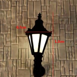 Dollhouse Wall Lamp Model Garden Yard Chandelier Sand Table Led Light Doll House Decor Material Warm White
