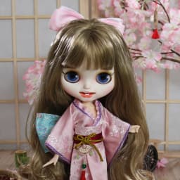 ICY DBS Blyth Doll Set 1/6 bjd Kimono Set with Hairpin Joint Body Toy Anime Girls