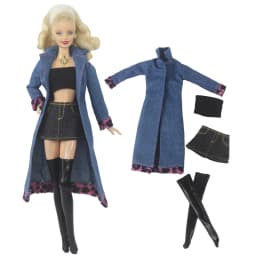 Handmade BABI CLOTHES Leather Clothing Outfit Overcoat for 11.5 inch 30cm Doll bjd clothes Many Style Gifts for doll accessories