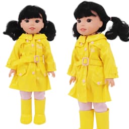Doll Clothes Suit With Window Box For 14.5 Inch American Wellie Wishers Ice Cream Cart Our Generation Girl`S Toy
