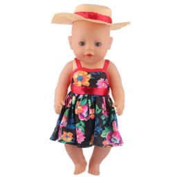 New Cute Love Dress For 43cm Baby New Born Doll Cat Clothes Skirt For American 18 Inch Girl,Our Generation,DIY,Doll Festival