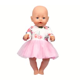 New Cute Love Dress For 43cm Baby New Born Doll Cat Clothes Skirt For American 18 Inch Girl,Our Generation,DIY,Doll Festival