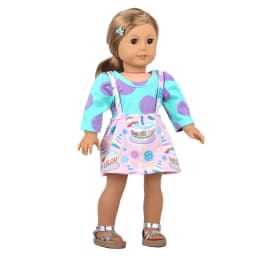 New Cute Love Dress For 43cm Baby New Born Doll Cat Clothes Skirt For American 18 Inch Girl,Our Generation,DIY,Doll Festival