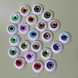 11 Color 2 Pairs 12mm/14mm Eyeball DIY Toy Eye Plush Animal Eye Accessories Doll Eyeball BJD Eyes