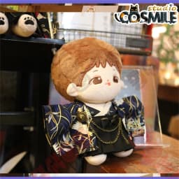 Yukata Kimono Japanese New Year Suit Gorgeous Scarf Costume for 15cm 20cm Doll Clothes Clothing Sa