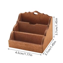 1/12 Doll House Furniture Miniature Wooden Console Table Cabinet Kitchen Room Sideboard Bathroom Living Room Shelf For Dollhouse