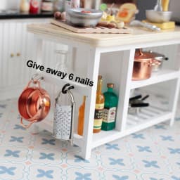 1/12 Doll House Furniture Miniature Wooden Console Table Cabinet Kitchen Room Sideboard Bathroom Living Room Shelf For Dollhouse