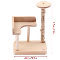 1/12 Doll House Furniture Miniature Wooden Console Table Cabinet Kitchen Room Sideboard Bathroom Living Room Shelf For Dollhouse