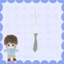 20CM Doll Clothes Accessories Mini Tie Candy Color Necktie For Cotton Idol Dolls Shirt Uniform Tie For 1/12 Bjd Dolls Shirt Ties
